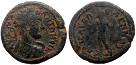 Lydia, Bagis AE (Bronze, 7.14g, 23mm) Caracalla (198-211) 
Obv: AV K M AV ANTΩNEINOC, Laureate head r. 
Rev: KACAPCΩN BAΓHNΩN, Zeus Lydios standing l....