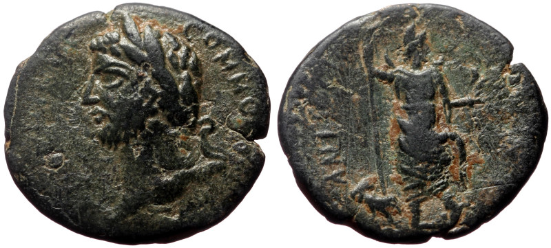 Pisidia, Antiochia AE (Bronze, 4.86g, 22mm) Commodus (177-192) 
Obv: ANTONINVS (...