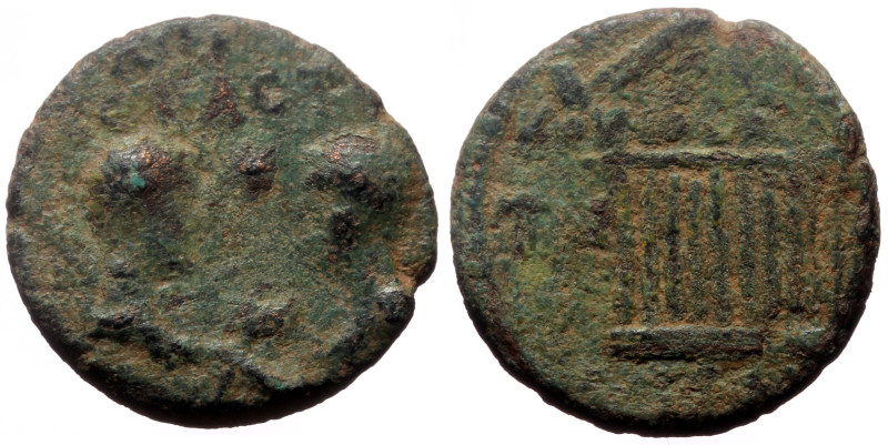 Cilicia, Tarsus AE (Bronze, 3.02g, 17mm) Commodus and Annius Verus (Caesares, 16...