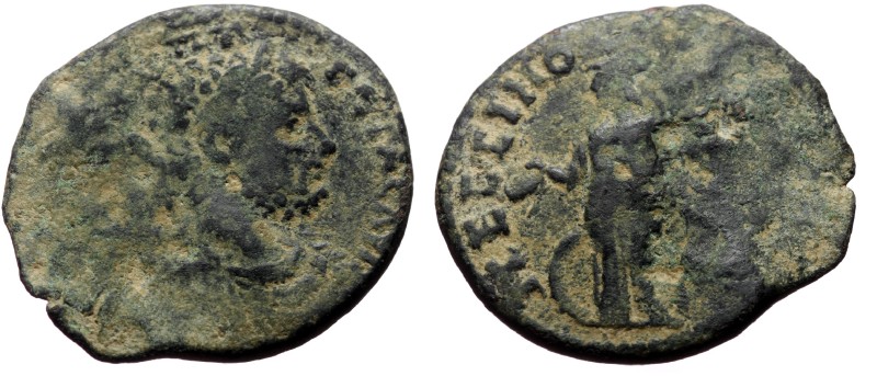 Galatia, Pessinus AE (Bronze, 33mm, 13.66g) Geta (209-211).
Obv: [AVT K Π] CЄΠT...