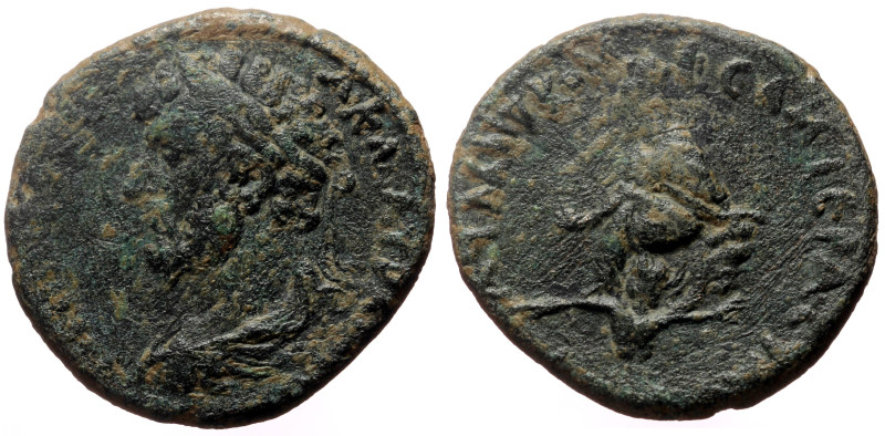 Commagene, Samosata AE (Bronze, 8.29g, 24mm) Marcus Aurelius (161-180) 
Obv: Α Κ...