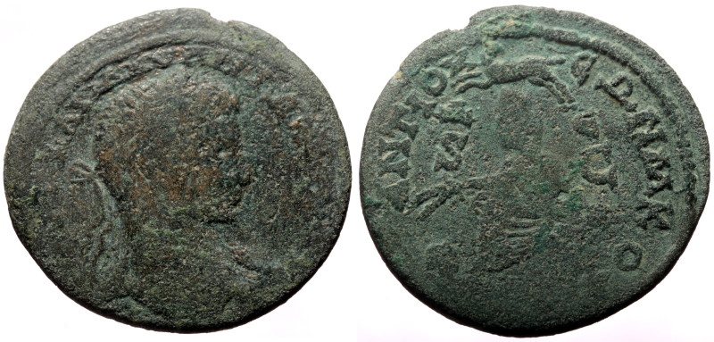 Seleucis and Pieria, Antioch AE (Bronze, 11.28g, 32mm) Elagabalus (218-222) 
Obv...