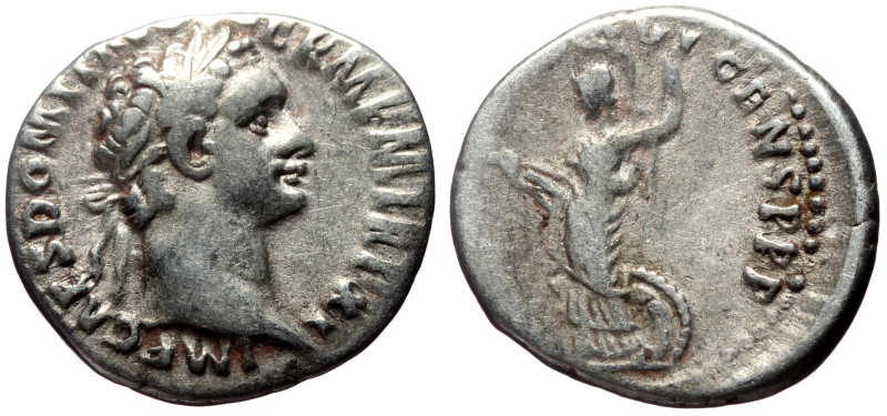 Domitian (81-96) AR Denarius (Silver, 3.37g, 19mm) Rome, 92. 
Obv: IMP CAES DOMI...