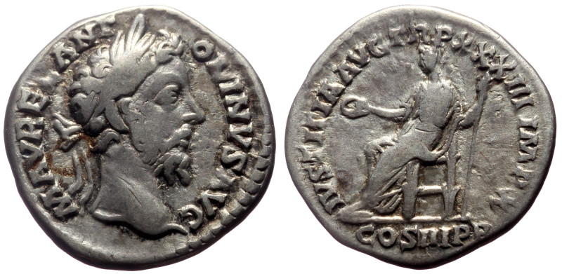 *Rarely seen on the market*
Marcus Aurelius (161-180) AR Denarius (Silver, 3.10...