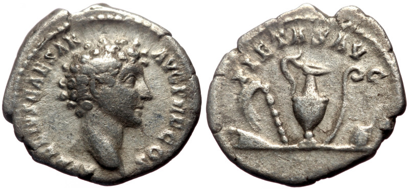 Marcus Aurelius (Caesar, 138-161) AR Denarius (Silver, 3.08g, 20mm) Rome, 140-14...