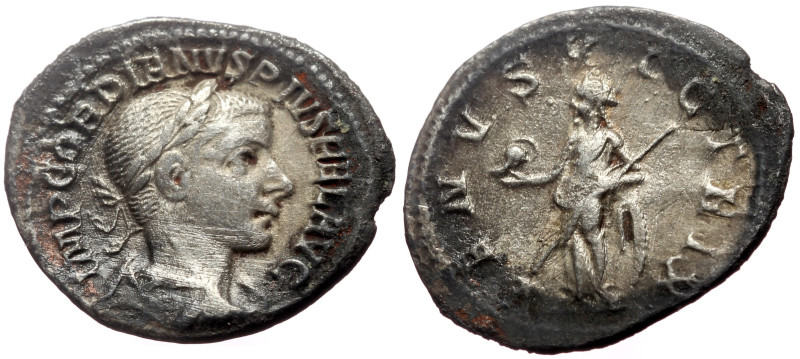 Gordian III (238-244) AR Denarius (Silver, 2.18g, 21mm) Rome.
Obv: IMP GORDIANVS...