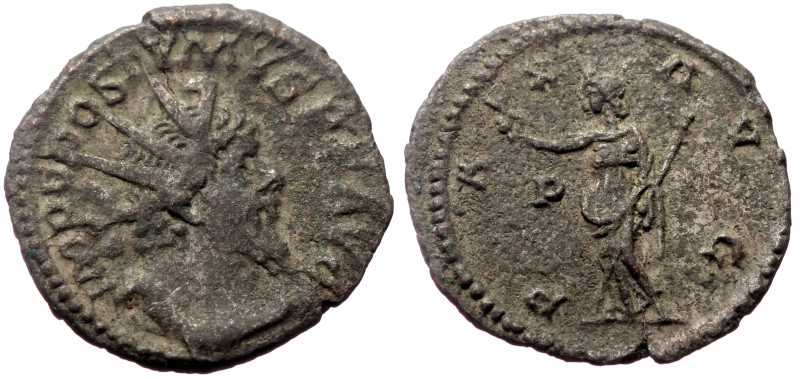 Postumus AR/Bl Antoninianus (Silver, 21mm, 2.45g) Cologne, 260-269. 
Obv: IMP C ...