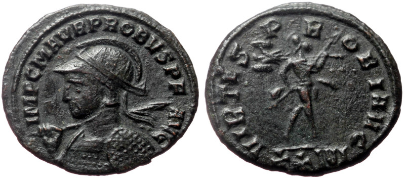 Probus (276-282) AE Antoninianus (Bronze, 21mm, 3.65g) Siscia, 278. Obv: IMP C M...