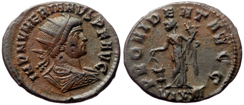 Numerian (283-284) Antoninianus (Bronze, 22 mm, 3.88g) Ticinum, 283-284. 
Obv: I...