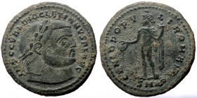 Diocletian (284-305) AE Follis (Bronze, 8.73g, 29mm) Nicomedia, 303-304. 
Obv: IMP C C VAL DIOCLETIANVS P F AVG, laureate head right 
Rev: GENIO POPVL...