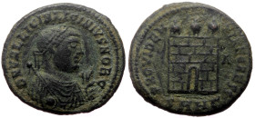 Licinius II (Caesar, 317-324) AE (Bronze, 18mm, 2.98g) Heraclea, 318-320. 
Obv: D N VAL LICIN LICINIVS NOB C, laureate bust right wearing imperial man...