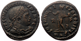 Constantine I the Great (307-337) AE Follis (Bronze, 20mm, 3,56g) Rome
Obv: IMP CONSTANTINVS PF AVG, laureate, draped and cuirassed bust right 
Rev: S...