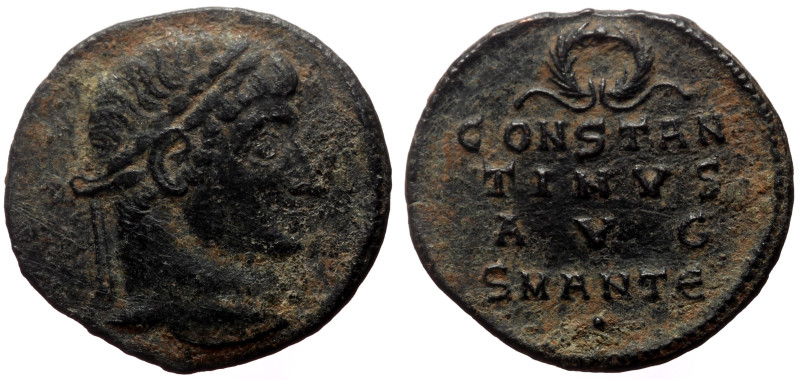 Constantine I the Great (306-337) AE (Bronze, 2.06g, 18mm) Antioch
Obv: Laureate...