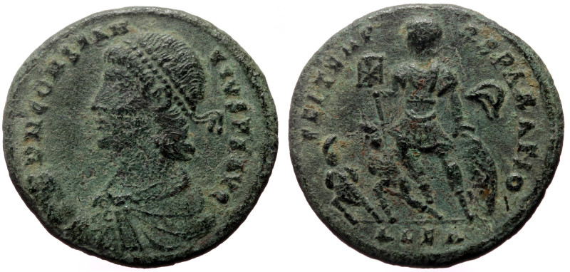 Constantius II (337-361) AE Follis (Bronze, 3.99g, 20mm) Alexandria, A = 1st off...