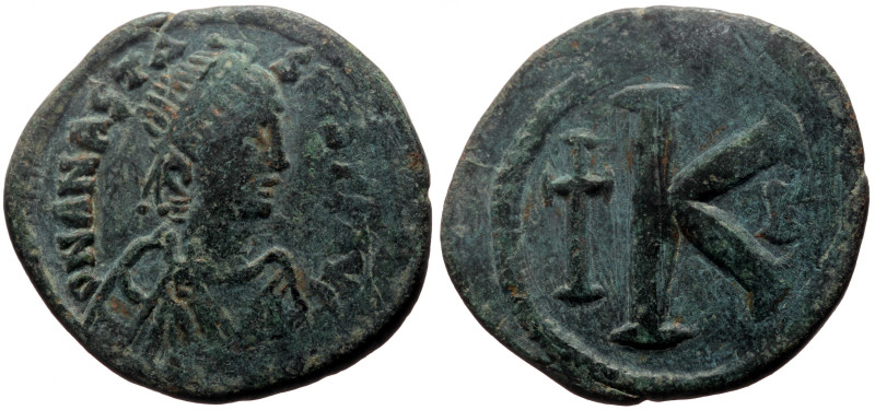 Anastasius I (491-518) AE Half Follis (Bronze. 28mm, 9.86g) Constantinople, 3rd ...