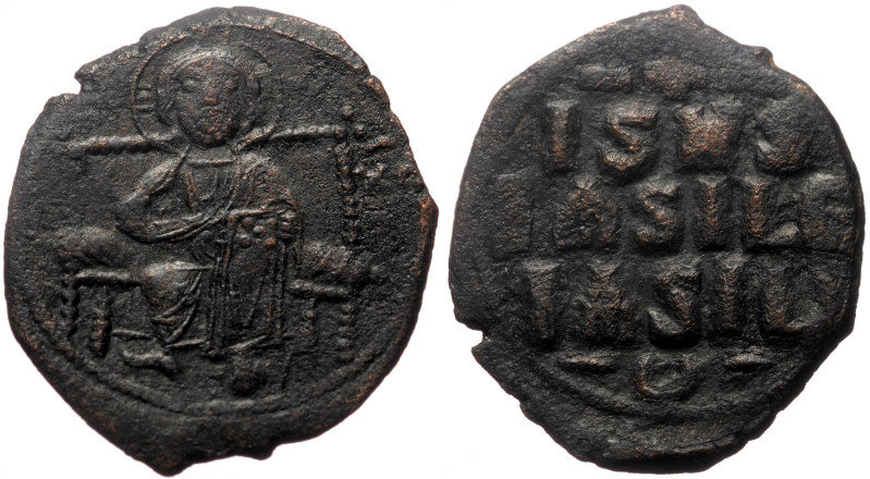 Anonymous Folles attributed to Constantine IX Monomachus (1042-1055) AE follis (...