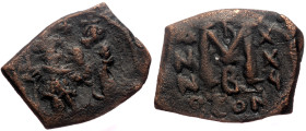 Anonymous Folles attributed to Constantine IX Monomachus (1042-1055) AE follis (Bronze, 8.45g, 30mm) Constantinople mint, 1045-1055. 
Obv: Christ, nim...