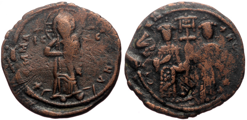 Constantine X Ducas and Eudocia (1059-1067) AE Follis (Bronze, 7.58g, 29mm) Cons...