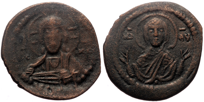 Anonymous, attributed to Romanus IV (ca 1068-1071) AE Follis (Bronze, 6.79g, 29m...