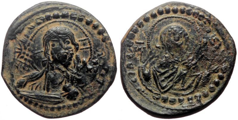 Anonymous, attributed to Romanus IV (ca 1068-1071) AE Follis (Bronze, 6.89g, 28m...