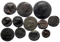 12 Ancient AE coins (Bronze, 104.40g)
