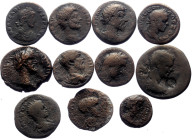 11 Ancient AE coins (Bronze, 81.48g)