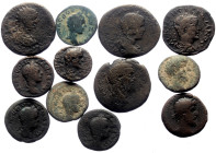 12 Ancient AE coins (Bronze, 87.30g)