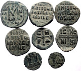 8 Ancient AE coins (Bronze, 63,71g)