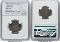 Newfoundland. Victoria 20 Cents 1885 AU Details (Cleaned) NGC, London mint, KM4. HID09801242017 © 2023 Heritage Auctions | All Rights Reserved
