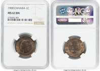 Victoria Cent 1900 MS63 Brown NGC, London mint, KM7. HID09801242017 © 2023 Heritage Auctions | All Rights Reserved