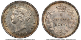 Victoria 5 Cents 1890-H MS63 PCGS, Heaton mint, KM2. HID09801242017 © 2023 Heritage Auctions | All Rights Reserved
