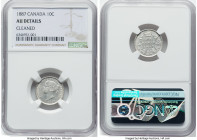 Victoria 10 Cents 1887 AU Details (Cleaned) NGC, London mint, KM3. HID09801242017 © 2023 Heritage Auctions | All Rights Reserved