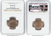 Edward VII Cent 1902 MS65 Red and Brown NGC, London mint, KM8. First year for type. HID09801242017 © 2023 Heritage Auctions | All Rights Reserved