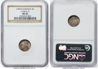 Edward VII Pair of Certified Assorted Issues 1902 NGC, 1) 5 Cents - MS65, KM9. Large H variety. 2) Cent - MS63 Red and Brown, KM8. First year for type...