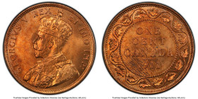 George V Cent 1911 MS64 Red PCGS, Ottawa mint, KM15. A striking, fiery red example adorned with bold luster. HID09801242017 © 2023 Heritage Auctions |...