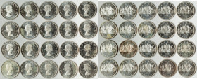 Elizabeth II 20-Piece Lot of Uncertified Prooflike Dollars 1963 UNC, Royal Canadian mint, KM54. Total ASW 12 oz. HID09801242017 © 2023 Heritage Auctio...