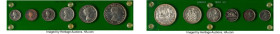 Elizabeth II 3 Prooflike Sets of 6 Coins Each, Royal Canadian mint. (1) KM-PL12 (1961), (1) KM-PL13 (1962), and (1) KM-PL15 (1964). Each including cen...