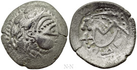 EASTERN EUROPE. Imitations of Philip II of Macedon (2nd century BC). "Tetradrachm". Mint in the northern Carpathian region. "Schnabelpferd" type