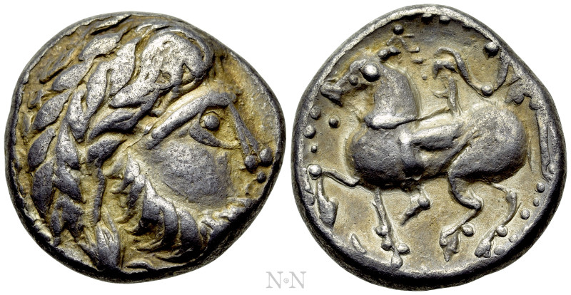 EASTERN EUROPE. Imitations of Philip II of Macedon (2nd-1st centuries BC). Tetra...