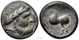 EASTERN EUROPE. Imitations of Philip II of Macedon (2nd-1st centuries BC). Tetradrachm. "Kugelwange ohne Ringel" type