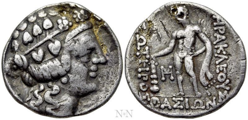 EASTERN EUROPE. Imitations of Thasos. Tetradrachm (2nd-1st centuries BC). 

Ob...