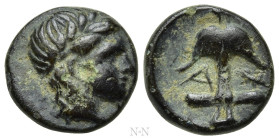 THRACE. Apollonia Pontika. Ae (Circa 410-323 BC)