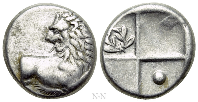 THRACE. Chersonesos. Hemidrachm (Circa 386-338 BC). 

Obv: Forepart of lion ri...