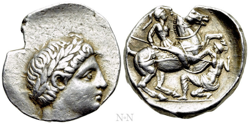 KINGS OF PAEONIA. Patraos (Circa 335-315 BC). Tetradrachm. Astibos or Damastion ...