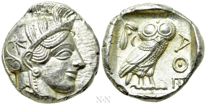 ATTICA. Athens. Tetradrachm (Circa 454-404 BC). 

Obv: Helmeted head of Athena...