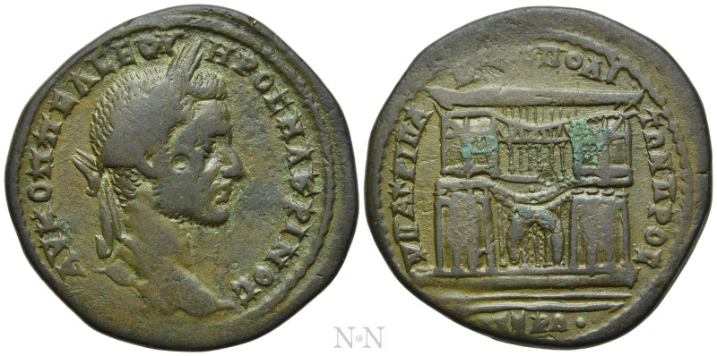 MOESIA INFERIOR. Nicopolis ad Istrum. Macrinus (217-218). Ae. M. Cl. Agrippa, le...