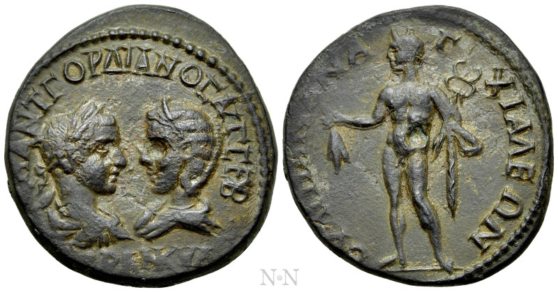 THRACE. Anchialus. Gordian III, with Tranquillina (238-244). Ae. 

Obv: AVT K ...