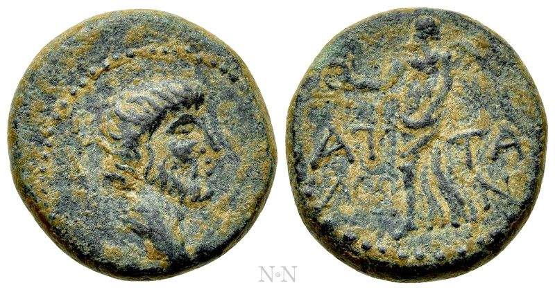 PAMPHYLIA. Attalea. Uncertain ruler (Circa 1st century AD). Ae. 

Obv: Bare-he...