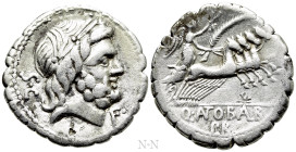 Q. ANTONIUS BALBUS. Serrate Denarius (83-82 BC). Rome