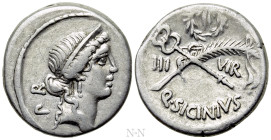 Q. SICINIUS. Denarius (49 BC). Rome